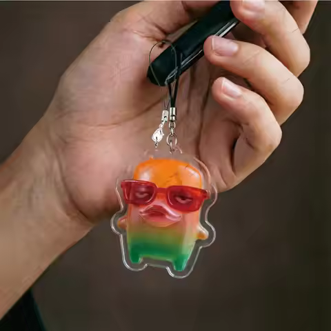 Popular Video Game Sprite Mobile Phone Charms Sprite Acrylic Small Pendant Phone Chain Gamer Fans Gi