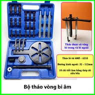 Concealed bearing remover, bicycle and motorbike bearing remover, bearing puller for both inner and 