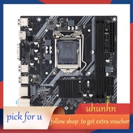 【uhunhn】-New H61-S Computer Motherboard Desktop LGA1155 Pin with M.2 Supports I3 I5 I7 Second and Th