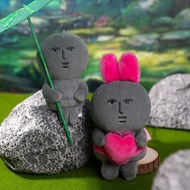 Pink Rabbit Black Black Series Plush Charm