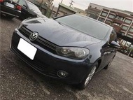 【全額貸】二手車 中古車 2011年 GOLF 藍色 黑內裝1.6