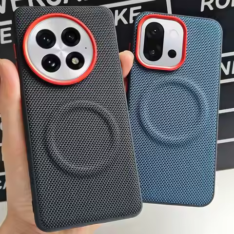 For OnePlus 13T Case Luxury PU Leather Magnetic Wireless Charging Protect Back Cover Case For OnePlu