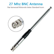 Abbree 27MHz BNC telescopic 23/130cm เสาอากาศสำหรับ Cobra Midland Uniden Maxon presiden anytone walkie talkie แบบพกพา CB Radio