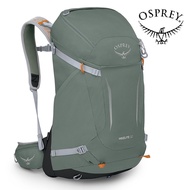 【Osprey 美國】Hikelite 32 輕量網架背包 附防水套 松葉綠 M/L｜登山健行背包 多功能運動背包