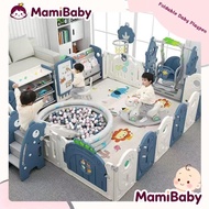 【GraceLife】Foldable Baby Fence Kids Gaming Fence Safety Baby Playpen Activity Center With Basketball