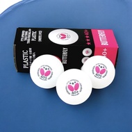 3 PCS 3-Star Butterfly Table Tennis Balls Ping Pong Ball 3 Bintang Bola Ping Pong Pingpong
