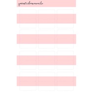 Planner Sticker Tabs - Blank