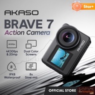 Akaso Brave 7 Action Camera 4K Instant Action Camera Vlog Waterproof Digital Sport Instant Dual Scre