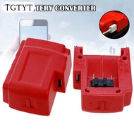 TGTYT USB Ports Battery Charger Adapter Converter Portable Accessories for Milwaukee M18