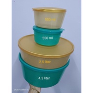 TUPPERWARE ILLUMINA BOWLS 4 PCS