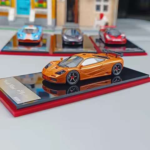 1/64 Model Car Scale Mini F1 GTR & F1 LM Resin Car Model Limited Edition Supercar Model Vehicle Toys
