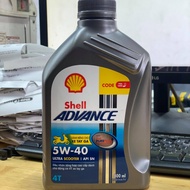 Nhớt xe ga Shell Advance Ultra Scooter 5W40 800ML tổng hợp 100% [Mua 5 tặng 1 phểu]