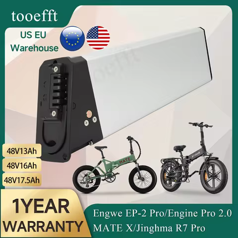 For MATE X Engwe EP-2 Pro Engine pro 2.0 Battery 48V 13Ah 16Ah 17.5Ah Battery for MATE X Jinhma R7 P