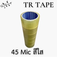 เทปกาว TR TAPE ยกลัง 72 ม้วน เทปใส / ขุ่น / Thank You ยาว 45 หลา