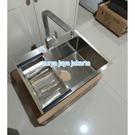 BESTSELLER Complete kitchen sink package 6045 Stainless Kitchen sink Complete package 60 cm x 45 cm