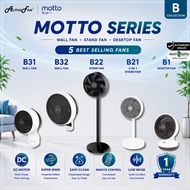 ALPHA Motto B Collection B1 / B22 / B21 / B31 / B32 Desktop Fan Stand Fan Wall Fan