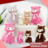 ❤️PatungKu❤️Ready Stock Cream Alpaca Doll Cute Pillow Plush Toy Children's Playmate Cartoon Doll Dol