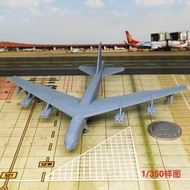 B52H Bomber Interceptor Resin White Model Microscopic 1/350/700 Airplane Miniature Model AC408 Không