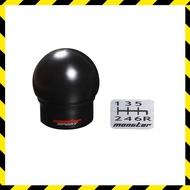 MONSTER SPORT Monster Shift Knob Type C M12×P1.25 Ball Shape Black φ=47mm h=51.5mm for Swift Sport [