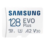 Samsung 三星 EVO Plus 128GB microSDXC UHS-I U3 A2 V30  記憶卡 MB-MC128KA