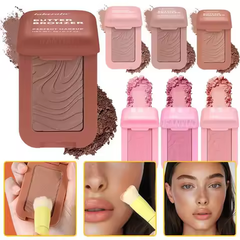 Bronzer Makeup Contour Cosmetics Contouring Blush Face Bronzers Illuminators Matte Shading Palette P