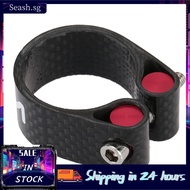 Seashorehouse Lixada Carbon Fiber Seat Post Clamp Lightweight 30.2mm 34.9mm Cycle Accessory