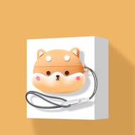 Case Cover for Bowers & Wilkins Pi8 / Pi6 Earbuds Cute Dog Cartoon Silicone Soft Shockproof Protecti