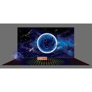 3d painting. stickers for aquariums, arowana fish tanks (back painting)