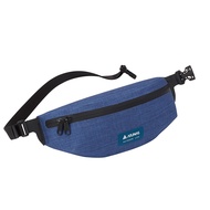 [ATUNAS ATUNAS] Trendy Waterproof Waist Bag A1BPCC07 (Denim Blue/Jungle Green)