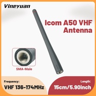 【TX-52】Handheld Marine Radio Antenna VHF 136-174MHz for ICOM IC-F50 IC-F51 Standard Horizon HX210 HX