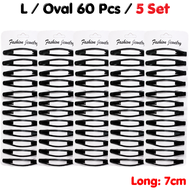 12Pcs Black Metal BB Hair Clips Non Slip Strong Hold Tic Tac Snap Bobby Pins Side Bang Fringe Hair S