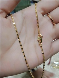 Kalung Pecah Kopi Kalung Hongkong Perhiasan Wanita Dewasa Titanium Xuping Gold