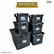 SendfastBoz- [Instant] Bsm Box Container Cb 100 Liter Black Storage Box 80 70 50 40 L