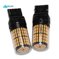 2Pcs Super Bright Canbus T20 7440 W21W Wy21W 144-Smd Reverse Light Turn Signal Light Error Free No  