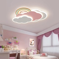 Rainbow Cloud Ceiling Lights Pink Girl Bedroom Lamp Romantic Princess Room Baby Room Nursery Childre
