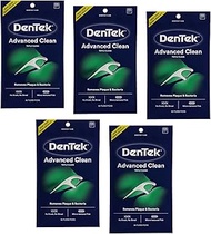DenTek Extra Strong Triple Clean Floss Picks, Mouthwash Blast 90 ea (Pack of 5)