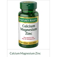 Nature's Bounty, Calcium Magnesium Zinc with Vitamin D3, 100 Coated Caplets