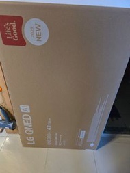 特平$2300 LG 43吋 智能4K電視 2025年新款 43QNED80ACA 99%新全套已開盒試機 43qned80aca 短暫陳列有香港LG保養