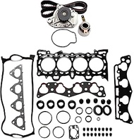 JMKTMP HS9915PT1 Head Gasket Set Timing Belt Water Pump Kit Fit for 1996-2000 Honda Civic 1.6L L4 Ho