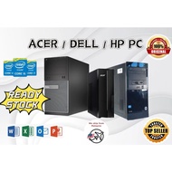 Desktop PC Celeron i3 i5 Dell Acer HP 100% Original Use