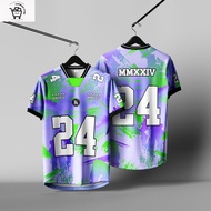 【Free Custom Name & Number】 2025 NFL Edition Tshirt Men Short Short Sleeve Retro Collar Full Sublima