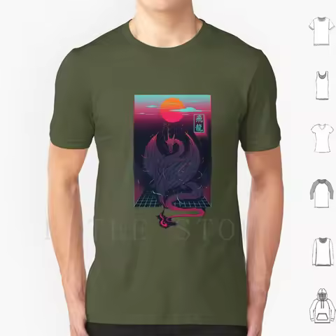 The Dragon-Japanese Retro T Shirt Cotton Men DIY Print Aesthetic Sasuke Obito Hokage Mitsuki Kakashi