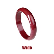 Gelang Giok Polos Merah Cina Cinnabar Gelang Energi Kesehatan Wanita