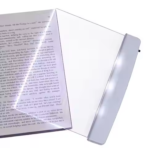 LED Flat Panel Night Vision Reading Light Eye Protection Reading Light Student Night Light Creative 