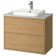 ÄNGSJÖN / BACKSJÖN Wash-stnd w drawers/wash-basin/tap 82x49x71 cm