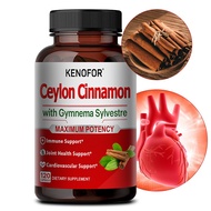 Kenofor Ceylon Cinnamon Supplement with Gymnema Sylvestre Extract, Immune Support, Cardiovascular Su