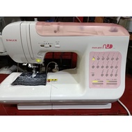 sewing machine heavy duty singer brand multiple stitches with design and zigzag edging stitch button