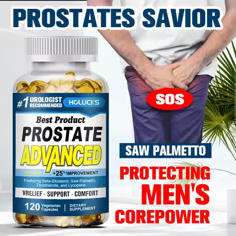 Prostate Capsules with Saw Palmetto, Urinary Tract Health, Relieve Frequent Urination, Hair Growth, 