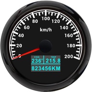 ELING ยอดนิยม85มิลลิเมตร GPS S Peedometer 0-30knots 0-120KMH 160/200MPH วัดระยะทางที่มี7สีแสงไฟสำหรั