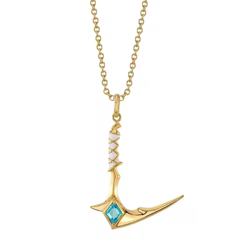 League of Legends KDA Akali Kama Gold-plated Pendant Necklace LOL Personality Fashion
